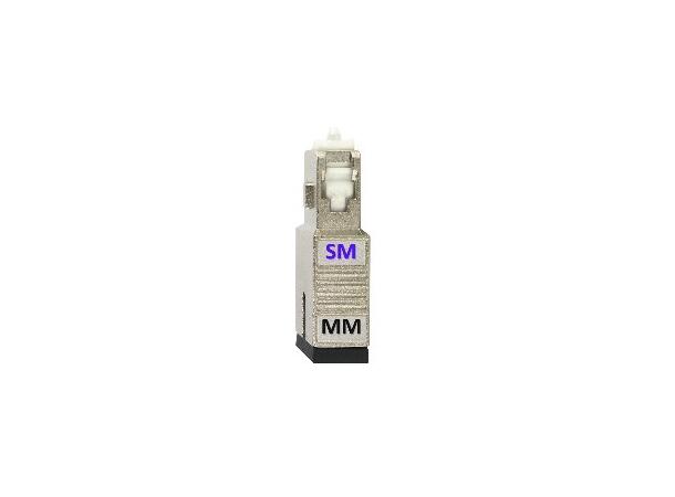 Conversion adapter MM SC 50um til SM SC Metal, SC/PC female-SC/UPC male